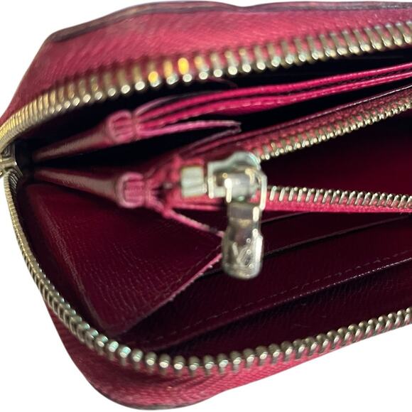 Louis Vuitton Zippy Epi Long Rose Miami Pink Wallet Rare W/box Silver Hardware - Picture 12 of 16